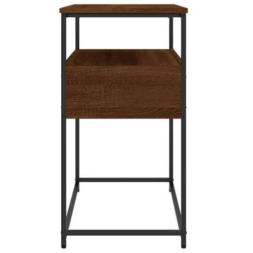 Konzolni stol smeđa boja hrasta 75x40x75 cm konstruirano drvo - Smeđi hrast 1 75 cm Cijena