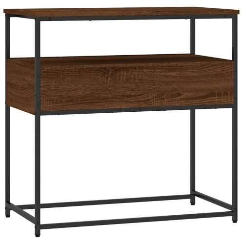 Konzolni stol smeđa boja hrasta 75x40x75 cm konstruirano drvo - Smeđi hrast 1 75 cm Cijena