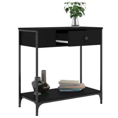 Konzolni stol crni 75 x 34,5 x 75 cm od konstruiranog drva - Crna 1 75 cm Cijena