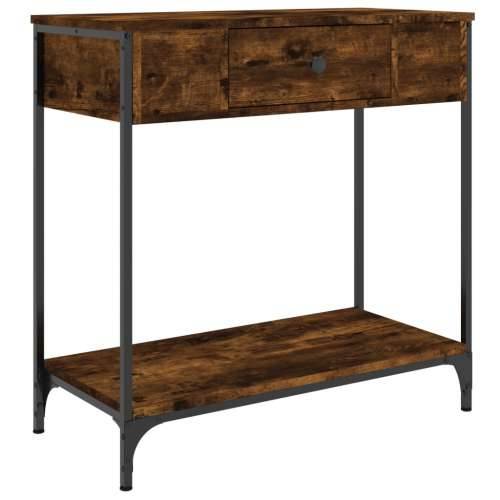 Konzolni stol boja hrasta 75 x 34,5 x 75 cm konstruirano drvo - Dimljeni hrast 1 75 cm Cijena