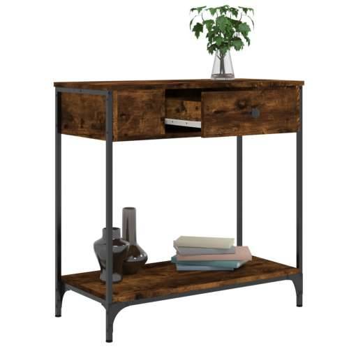 Konzolni stol boja hrasta 75 x 34,5 x 75 cm konstruirano drvo - Dimljeni hrast 1 75 cm Cijena