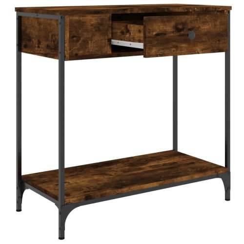 Konzolni stol boja hrasta 75 x 34,5 x 75 cm konstruirano drvo - Dimljeni hrast 1 75 cm Cijena