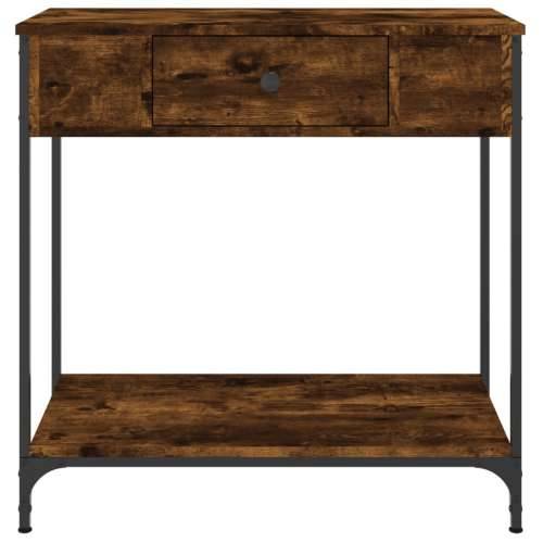 Konzolni stol boja hrasta 75 x 34,5 x 75 cm konstruirano drvo - Dimljeni hrast 1 75 cm Cijena