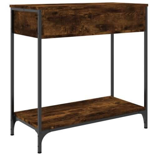 Konzolni stol boja hrasta 75 x 34,5 x 75 cm konstruirano drvo - Dimljeni hrast 1 75 cm Cijena