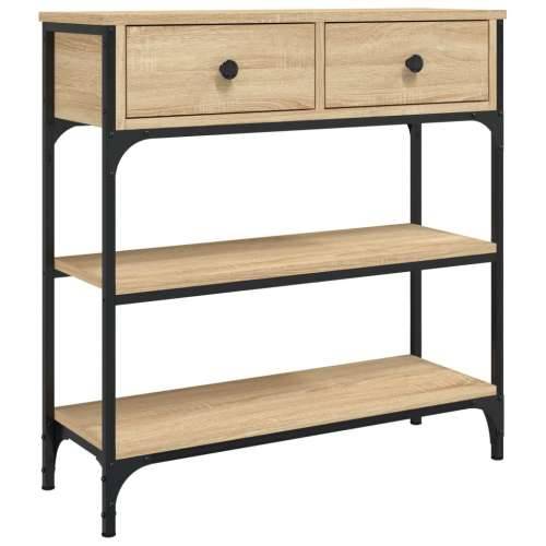Konzolni stol boja hrasta sonome 72,5x25x75cm konstruirano drvo - sonoma hrast 1 72.5 cm Cijena
