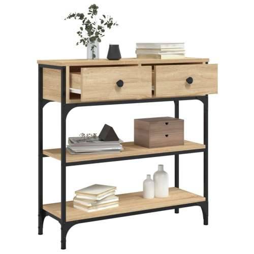 Konzolni stol boja hrasta sonome 72,5x25x75cm konstruirano drvo - sonoma hrast 1 72.5 cm Cijena