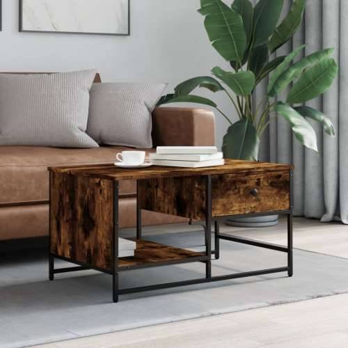 Stolić za kavu boja hrasta 85,5x51x45 cm konstruirano drvo - Dimljeni hrast 1 Cijena