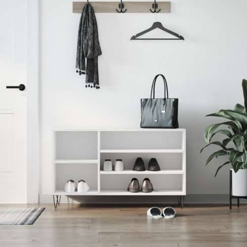 Ormarić za cipele bijeli 102 x 36 x 60 cm od konstruiranog drva - Bijela 1 Cijena
