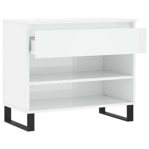 Ormarić za cipele sjajni bijeli 70x36x60 cm konstruirano drvo - Visoko sjajno bijela 1 Cijena
