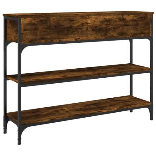 Konzolni stol boja hrasta 100 x 25 x 75 cm konstruirano drvo - Dimljeni hrast 1 100 cm Cijena