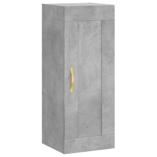 Zidni ormarić boja betona 34,5x34x90 cm od konstruiranog drva - Beton siva 1 Cijena