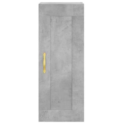 Zidni ormarić boja betona 34,5x34x90 cm od konstruiranog drva - Beton siva 1 Cijena