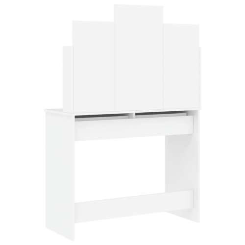 Toaletni stolić s ogledalom bijeli 96 x 39 x 142 cm - Bijela 1 Cijena