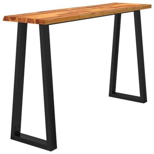 Konzolni stol sa živim rubom 140x40x80 cm masivno drvo bagrema - 140 x 40 x 80 cm 1 Cijena