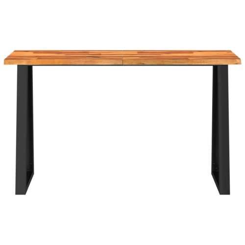 Konzolni stol sa živim rubom 140x40x80 cm masivno drvo bagrema - 140 x 40 x 80 cm 1 Cijena