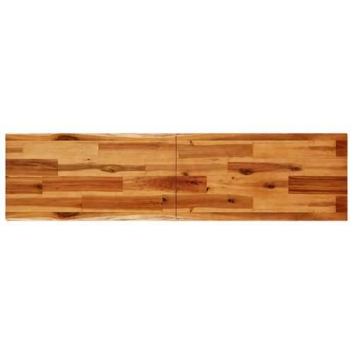 Konzolni stol sa živim rubom 140x40x80 cm masivno drvo bagrema - 140 x 40 x 80 cm 1 Cijena