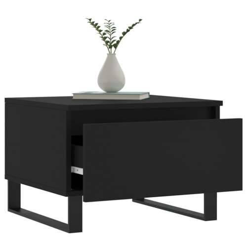 Stolići za kavu 2 kom crni 50 x 46 x 35 cm konstruirano drvo - Crna 2 Cijena