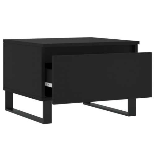 Stolići za kavu 2 kom crni 50 x 46 x 35 cm konstruirano drvo - Crna 2 Cijena