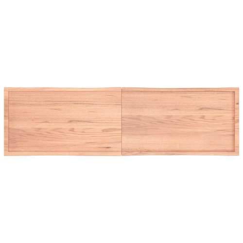 Stolna ploča svjetlosmeđa 220x60x(2-6) cm obrađena hrastovina - Svjetlosmeđa 220 x 60 x 6 cm 1 Cijena