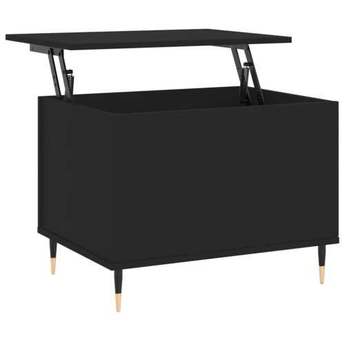 Stolić za kavu crni 60 x 44,5 x 45 cm od konstruiranog drva - Crna 1 Cijena
