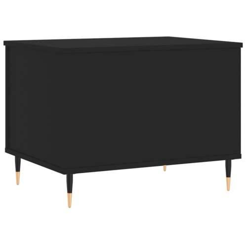 Stolić za kavu crni 60 x 44,5 x 45 cm od konstruiranog drva - Crna 1 Cijena