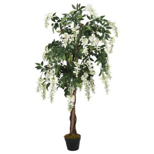 Umjetno stablo glicinije 840 listova 150 cm zeleno-bijelo - 150 cm 1 Cijena