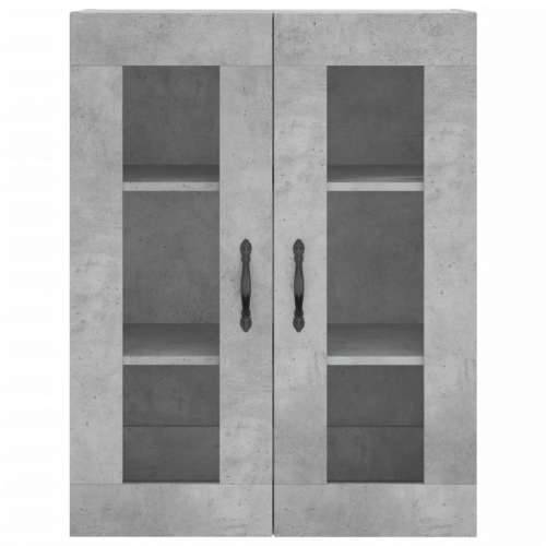 Visoka komoda siva betona 69,5x34x180 cm od konstruiranog drva - Beton siva 1 3 ladice Cijena