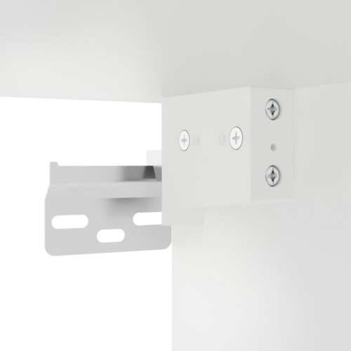 Visoka komoda bijela 69,5x34x180 cm konstruirano drvo - Bijela 1 1 vrata 3 ladice Cijena