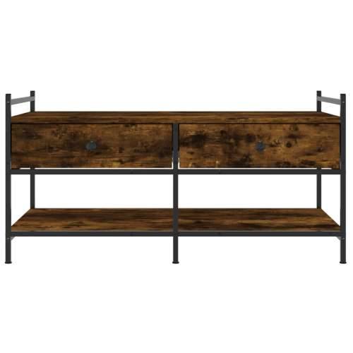 Stolić za kavu boja hrasta 99 x 50 x 50 cm konstruirano drvo - Dimljeni hrast 1 99 cm Cijena