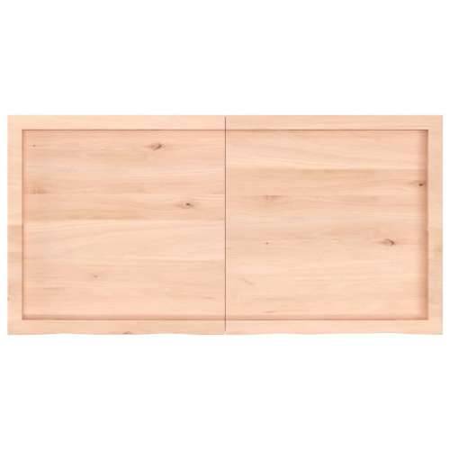 Stolna ploča 120x60x(2-4) cm od netretirane masivne hrastovine - Prirodna 120 x 60 x 4 cm 1 Cijena
