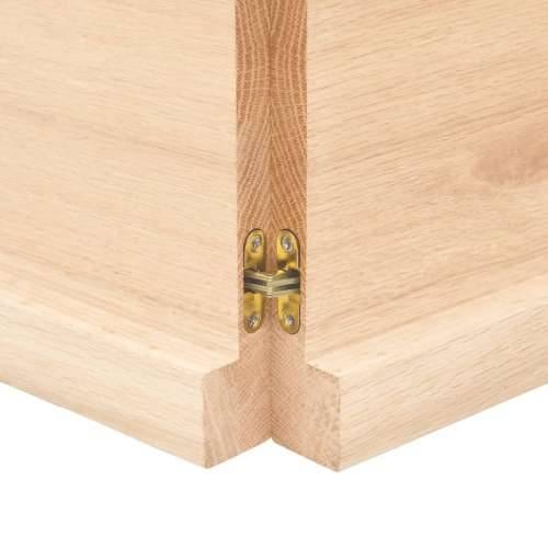 Stolna ploča 120x60x(2-4) cm od netretirane masivne hrastovine - Prirodna 120 x 60 x 4 cm 1 Cijena