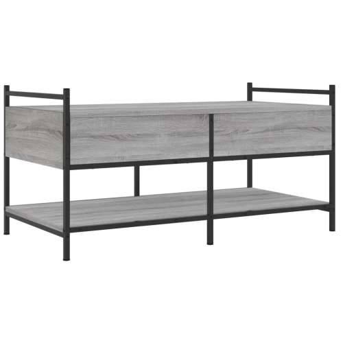 Stolić za kavu boja hrasta 99x50x50 cm konstruirano drvo - Sivi hrast sonoma 1 99 cm Cijena