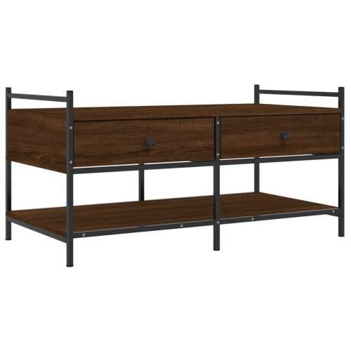 Stolić za kavu Smeđa hrasta 99x50x50 cm konstruirano drvo - Smeđi hrast 1 99 cm Cijena