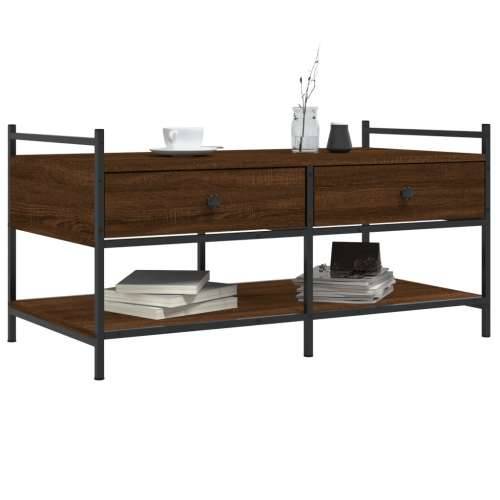 Stolić za kavu Smeđa hrasta 99x50x50 cm konstruirano drvo - Smeđi hrast 1 99 cm Cijena