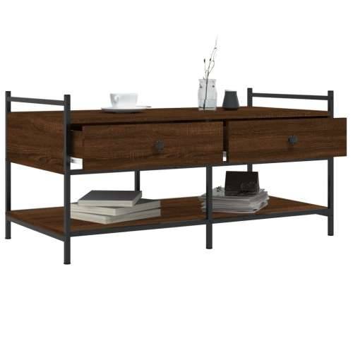 Stolić za kavu Smeđa hrasta 99x50x50 cm konstruirano drvo - Smeđi hrast 1 99 cm Cijena