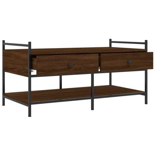 Stolić za kavu Smeđa hrasta 99x50x50 cm konstruirano drvo - Smeđi hrast 1 99 cm Cijena
