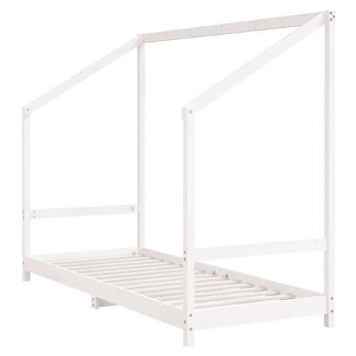 Okvir za dječji krevet bijeli 2x(80x200) cm od masivne borovine - Bijela 2 x (80 x 200) cm Cijena