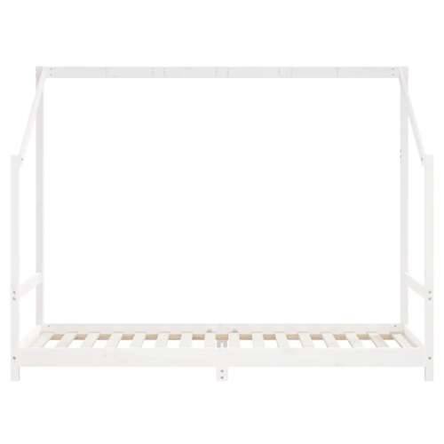 Okvir za dječji krevet bijeli 2x(80x200) cm od masivne borovine - Bijela 2 x (80 x 200) cm Cijena