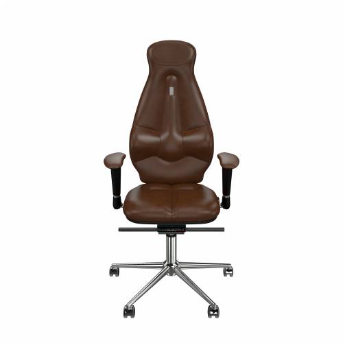 Ergonomska stolica GALAXY, eko-koža, smeđa