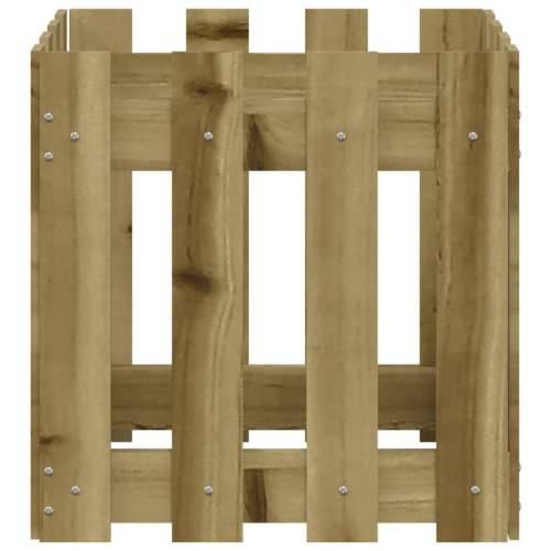 Vrtna sadilica s izgledom ograde 40x40x40 cm od borovine - Prirodno impregnirano 40 x 40 x 40 cm 1 Cijena