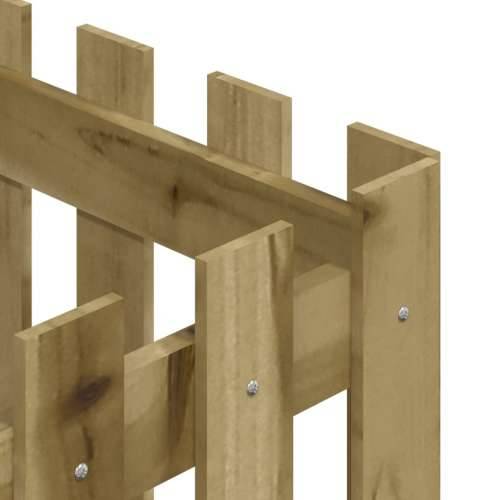 Vrtna sadilica s izgledom ograde 40x40x40 cm od borovine - Prirodno impregnirano 40 x 40 x 40 cm 1 Cijena