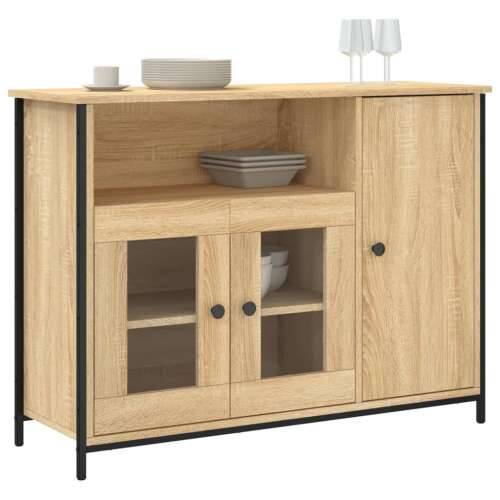 Komoda boja hrasta sonome 100 x 35 x 75 cm konstruirano drvo sonoma hrast 1 Cijena