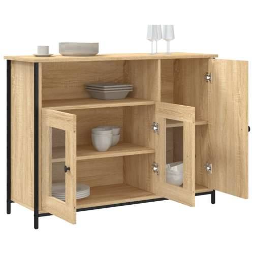 Komoda boja hrasta sonome 100 x 35 x 75 cm konstruirano drvo sonoma hrast 1 Cijena