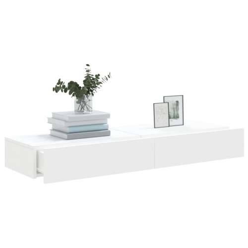 TV ormarić s LED svjetlima 2 kom bijeli 60 x 35 x 15,5 cm - Bijela 2 60 cm Cijena