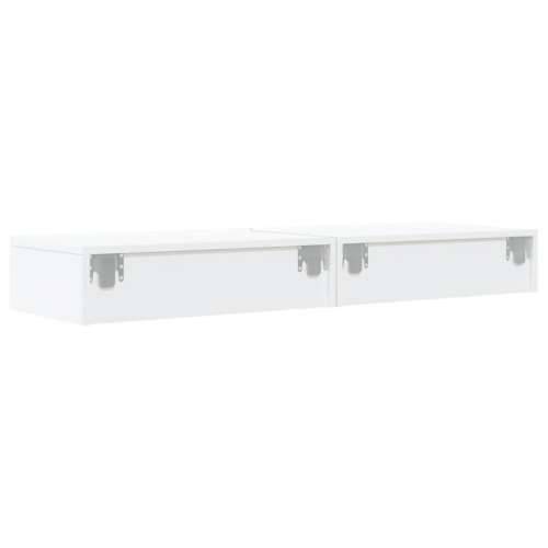 TV ormarić s LED svjetlima 2 kom bijeli 60 x 35 x 15,5 cm - Bijela 2 60 cm Cijena