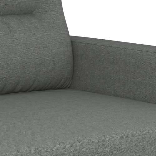 4-dijelni set sofa s jastucima tamnosivi od tkanine - Tamno siva s jastucima i tabureom Cijena