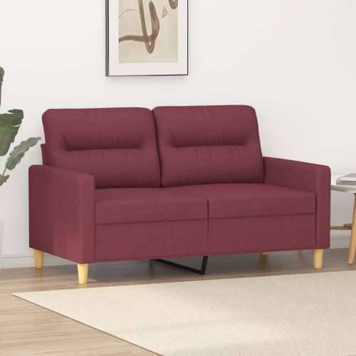 Dvosjed od tkanine crvena boja vina 120 cm - boja crnog vina 120 cm Cijena