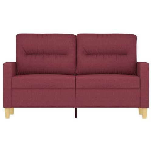 Dvosjed od tkanine crvena boja vina 120 cm - boja crnog vina 120 cm Cijena