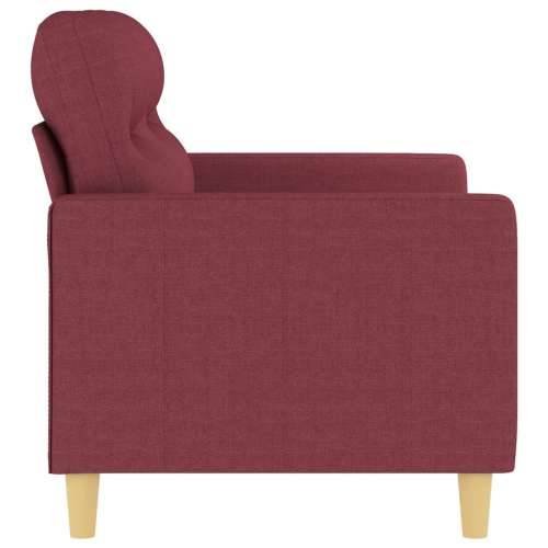Dvosjed od tkanine crvena boja vina 120 cm - boja crnog vina 120 cm Cijena