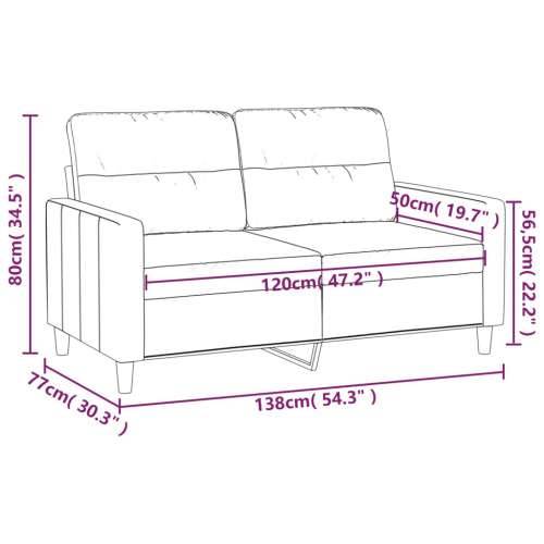 Dvosjed od tkanine crvena boja vina 120 cm - boja crnog vina 120 cm Cijena